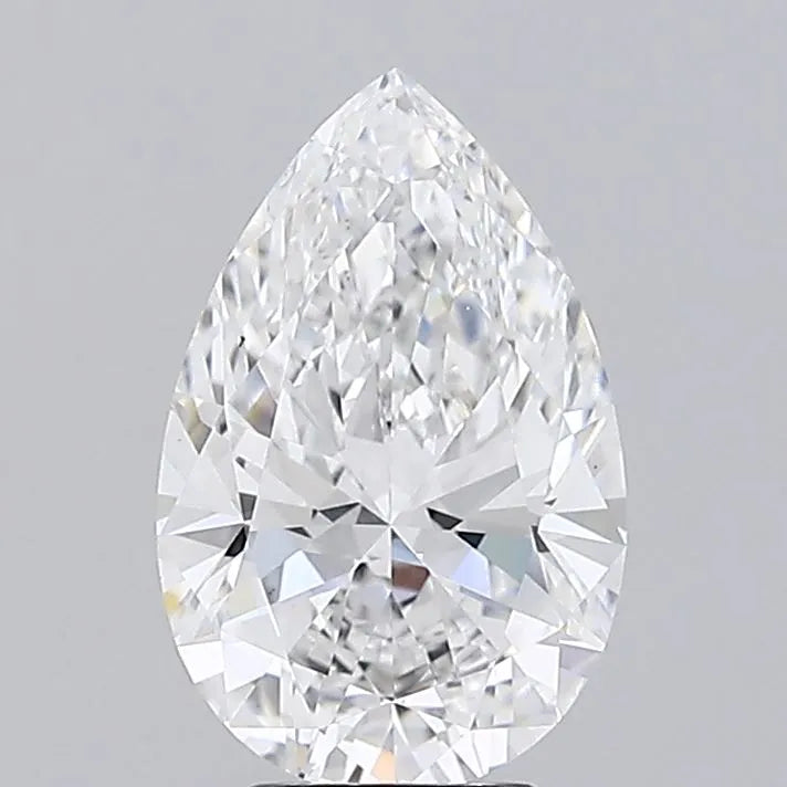 4.00ct Pear Lab Grown Diamond (Colour E, Clarity VVS2, IGI Certified)