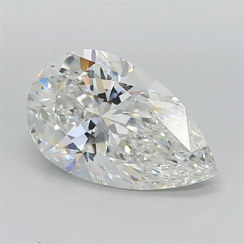 4.00ct Pear Lab Grown Diamond (Colour F, Clarity IF, Cut EX, IGI Certified)