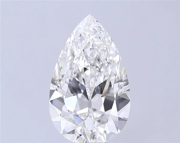 4.00ct Pear Lab Grown Diamond (Colour F, Clarity VS1, IGI Certified)