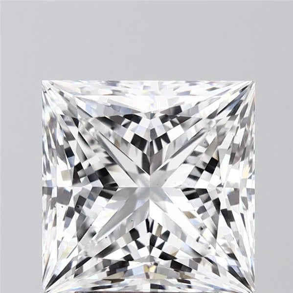 4.00ct Princess Lab Grown Diamond (Colour D, Clarity VS2, IGI Certified)