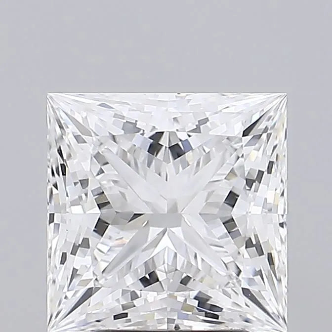 4.00ct Princess Lab Grown Diamond (Colour E, Clarity VVS2, GIA Certified)