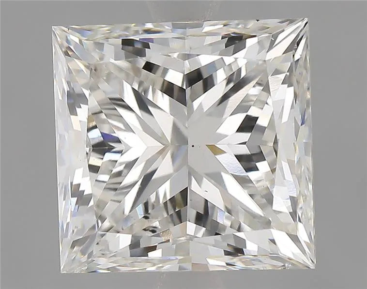 4.00ct Princess Lab Grown Diamond (Colour G, Clarity VS2, IGI Certified)