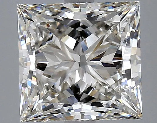4.00ct Princess Lab Grown Diamond (Colour H, Clarity VS1, IGI Certified)