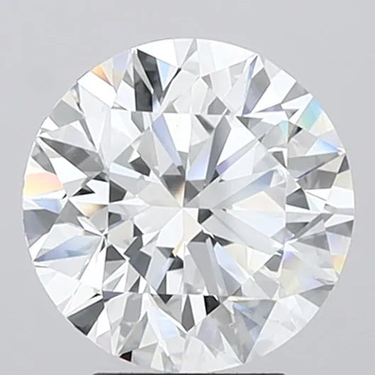 4.00ct Round Lab Grown Diamond (Colour D, Clarity IF, Cut EX, IGI Certified)