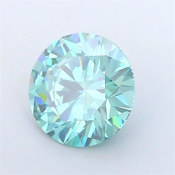 4.00ct Round Lab Grown Diamond (Colour Fancy Vivid Green, Clarity VS1, Cut EX, IGI Certified)