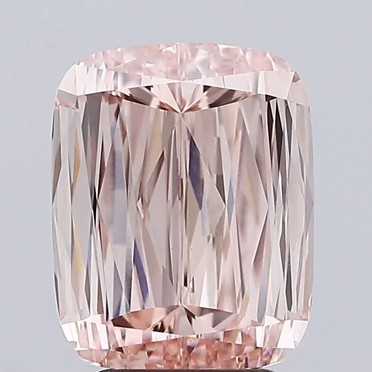 4.01ct Cushion modified Lab Grown Diamond (Colour Fancy Brownish Pink, Clarity VS1, IGI Certified)