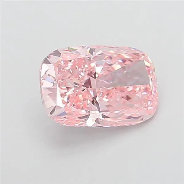 4.01ct Cushion modified Lab Grown Diamond (Colour Fancy Vivid Pink, Clarity SI1, IGI Certified)