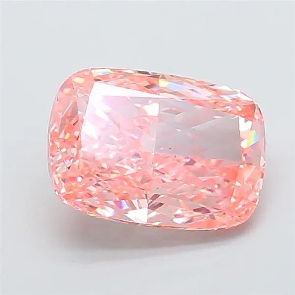 4.01ct Cushion modified Lab Grown Diamond (Colour Fancy Vivid Pink, Clarity VS2, IGI Certified)