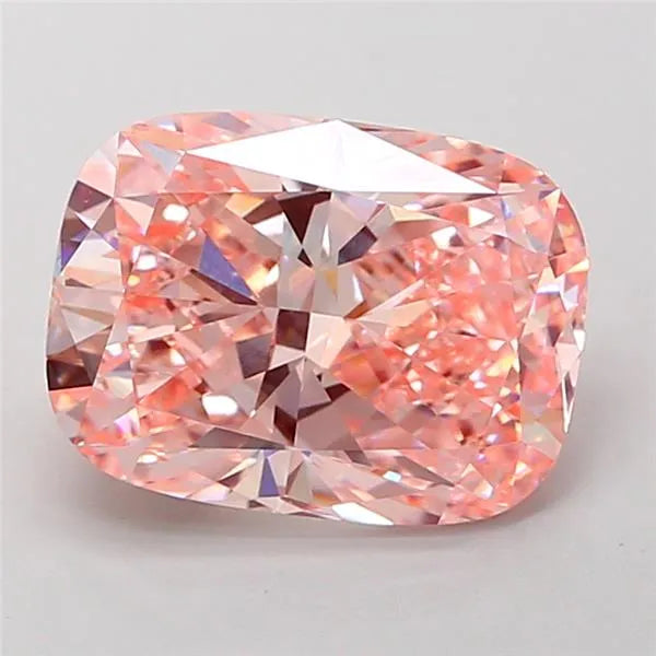 4.01ct Cushion modified Lab Grown Diamond (Colour Fancy Vivid Pink, Clarity VVS2, IGI Certified)