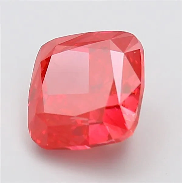 4.01ct Cushion modified Lab Grown Diamond (Colour Fancy Vivid Red, Clarity VS2, IGI Certified)