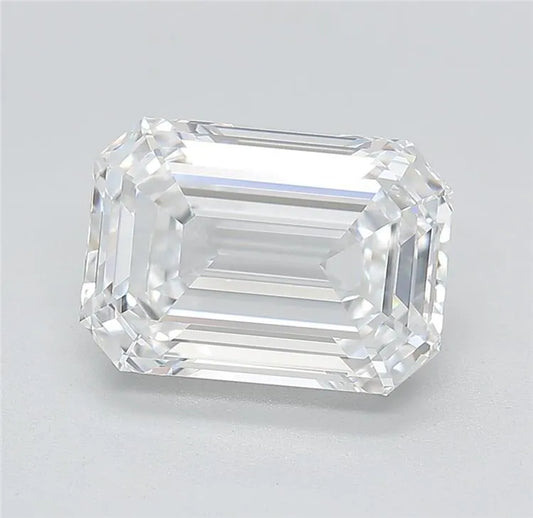 4.01ct Emerald Lab Grown Diamond (Colour D, Clarity VVS1, Cut EX, IGI Certified)