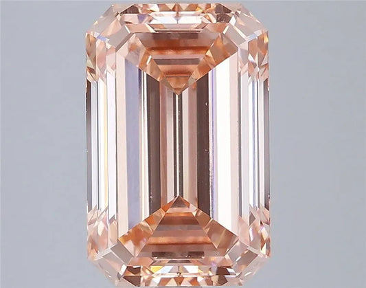 4.01ct Emerald Lab Grown Diamond (Colour Fancy Intense Pink, Clarity VS1, IGI Certified)