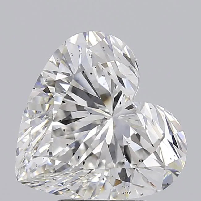 4.01ct Heart Lab Grown Diamond (Colour E, Clarity SI2, IGI Certified)