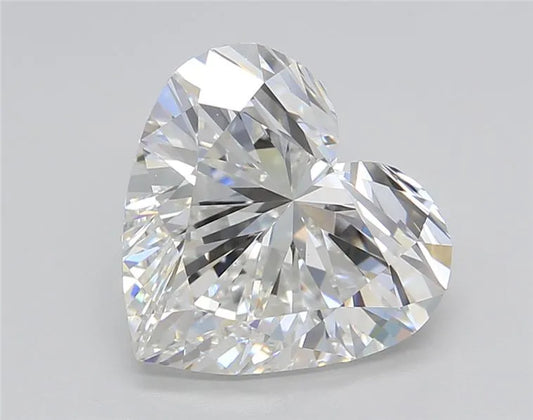 4.01ct Heart Lab Grown Diamond (Colour F, Clarity VVS2, GIA Certified)