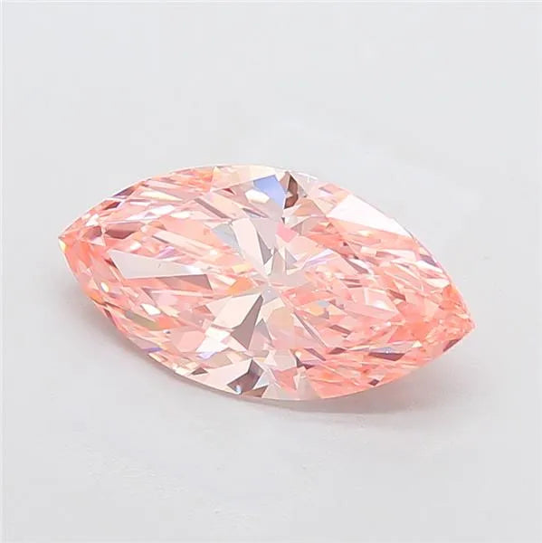 4.01ct Marquise Lab Grown Diamond (Colour Fancy Intense Pink, Clarity VS1, IGI Certified)