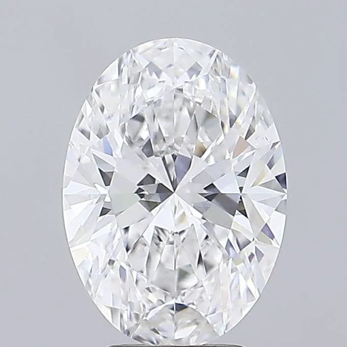 4.01ct Oval Lab Grown Diamond (Colour D, Clarity VS1, IGI Certified)