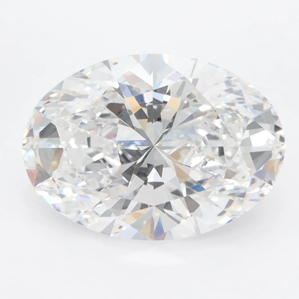 4.01ct Oval Lab Grown Diamond (Colour D, Clarity VVS1, IGI Certified)