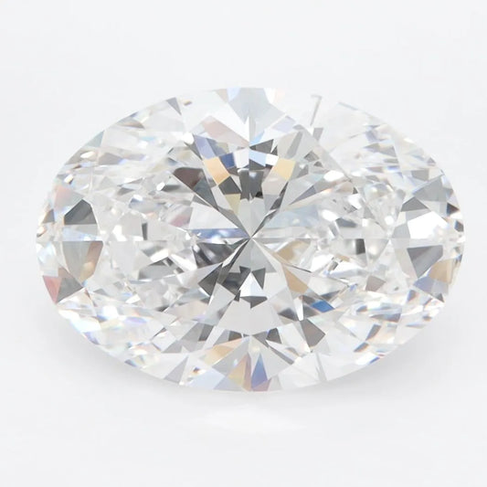 4.01ct Oval Lab Grown Diamond (Colour D, Clarity VVS1, IGI Certified)