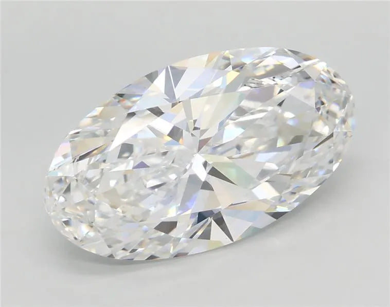 4.01ct Oval Lab Grown Diamond (Colour D, Clarity VVS2, IGI Certified)
