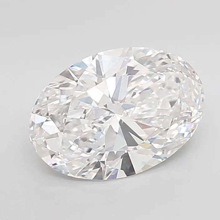 4.01ct Oval Lab Grown Diamond (Colour D, Clarity VVS2, IGI Certified)