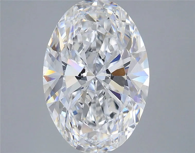 4.01ct Oval Lab Grown Diamond (Colour D, Clarity VVS2, IGI Certified)