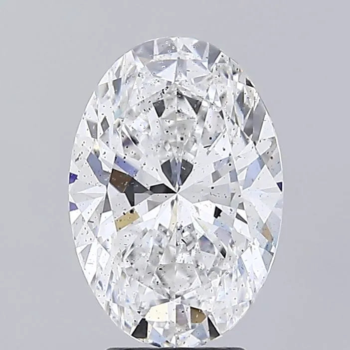 4.01ct Oval Lab Grown Diamond (Colour E, Clarity SI2, IGI Certified)