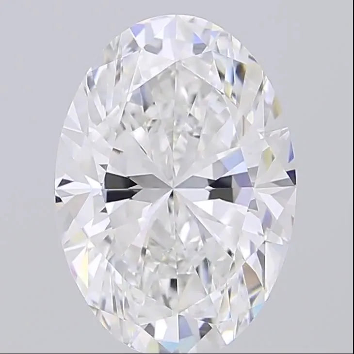 4.01ct Oval Lab Grown Diamond (Colour E, Clarity VVS1, IGI Certified)