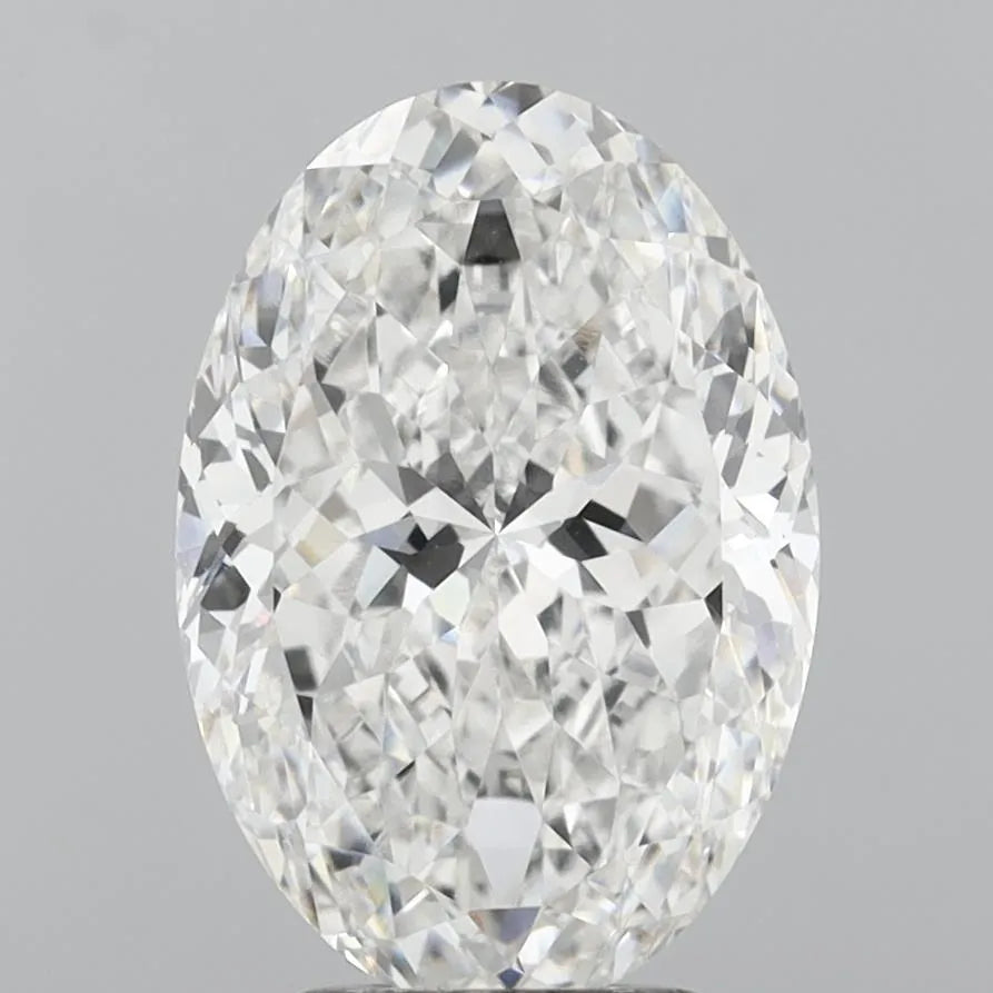 4.01ct Oval Lab Grown Diamond (Colour E, Clarity VVS2, IGI Certified)