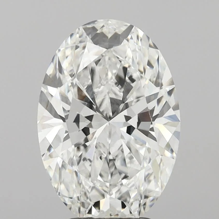 4.01ct Oval Lab Grown Diamond (Colour F, Clarity VVS2, IGI Certified)