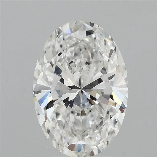 4.01ct Oval Lab Grown Diamond (Colour F, Clarity VVS2, IGI Certified)