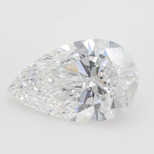 4.01ct Pear Lab Grown Diamond (Colour D, Clarity VVS1, GIA Certified)