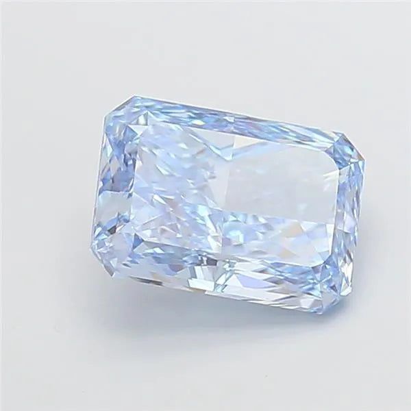 4.01ct Radiant Lab Grown Diamond (Colour Fancy Blue, Clarity VVS2, Cut EX, IGI Certified)