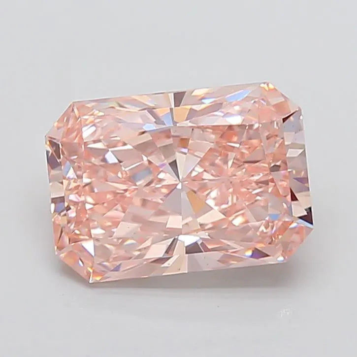 4.01ct Radiant Lab Grown Diamond (Colour Fancy Intense Pink, Clarity VS2, IGI Certified)