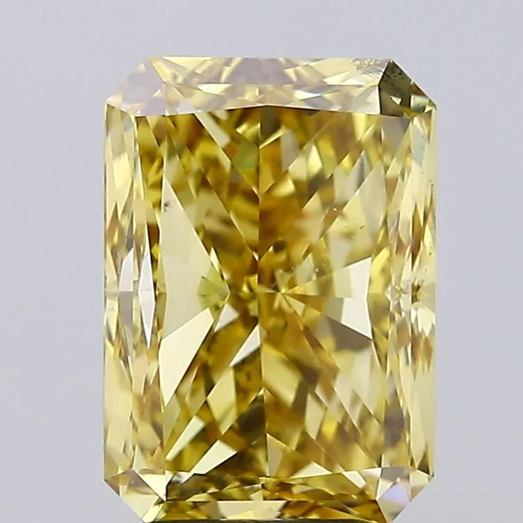 4.01ct Radiant Lab Grown Diamond (Colour Fancy Intense Yellow, Clarity VS2, IGI Certified)