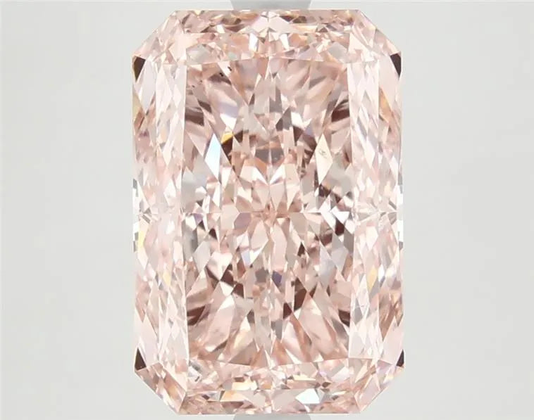 4.01ct Radiant Lab Grown Diamond (Colour Fancy Vivid Pink, Clarity VS2, IGI Certified)