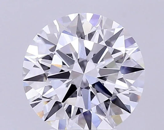 4.01ct Round Lab Grown Diamond (Colour D, Clarity VVS2, Cut ID, IGI Certified)