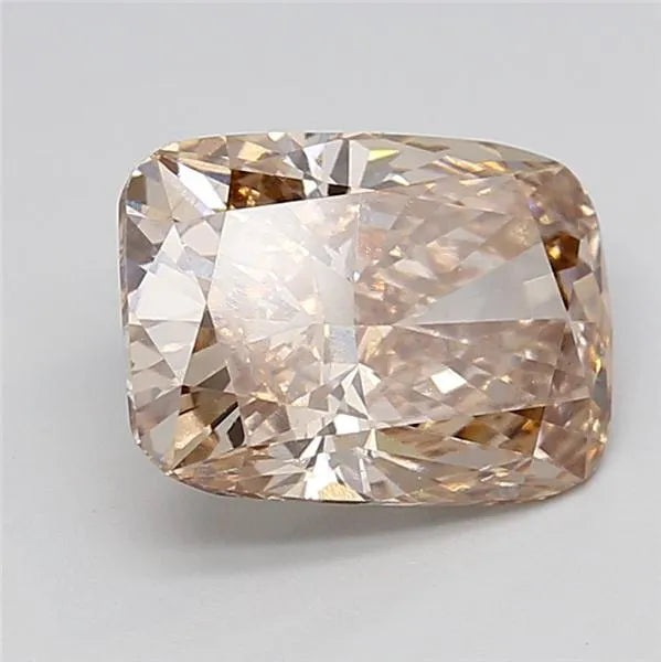4.02ct Cushion modified Lab Grown Diamond (Colour Fancy Brown, Clarity VS2, IGI Certified)