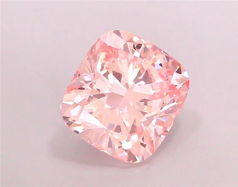 4.02ct Cushion modified Lab Grown Diamond (Colour Fancy Intense Pink, Clarity VS2, IGI Certified)
