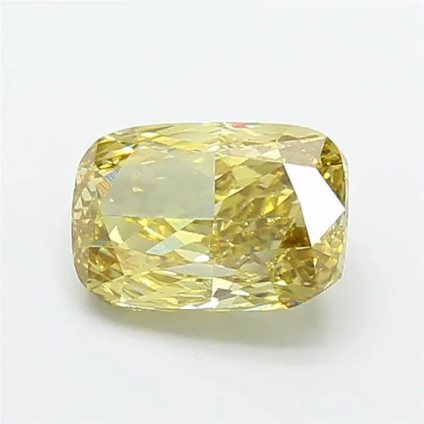 4.02ct Cushion modified Lab Grown Diamond (Colour Fancy Intense Yellow, Clarity VS2, IGI Certified)