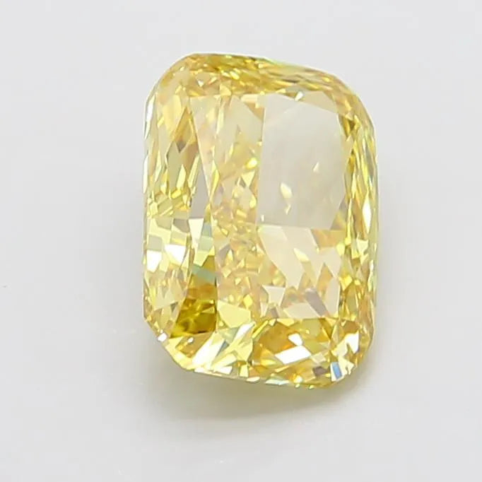 4.02ct Cushion modified Lab Grown Diamond (Colour Fancy Intense Yellow, Clarity VVS2, IGI Certified)