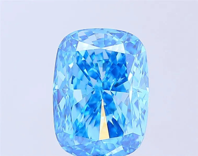 4.02ct Cushion modified Lab Grown Diamond (Colour Fancy Vivid Blue, Clarity VS1, IGI Certified)