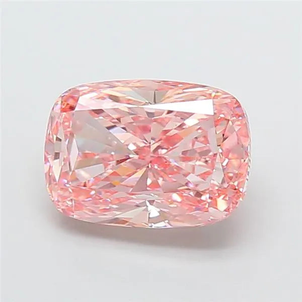 4.02ct Cushion modified Lab Grown Diamond (Colour Fancy Vivid Pink, Clarity VS1, IGI Certified)