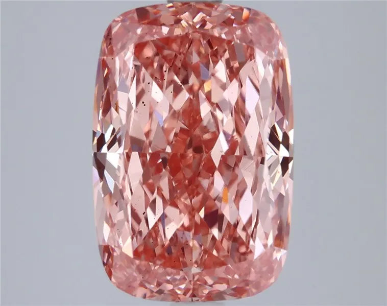4.02ct Cushion modified Lab Grown Diamond (Colour Fancy Vivid Pink, Clarity VS2, IGI Certified)