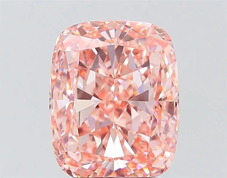 4.02ct Cushion modified Lab Grown Diamond (Colour Fancy Vivid Pink, Clarity VVS2, IGI Certified)