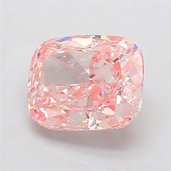4.02ct Cushion modified Lab Grown Diamond (Colour Fancy Vivid Pink, Clarity VVS2, IGI Certified)
