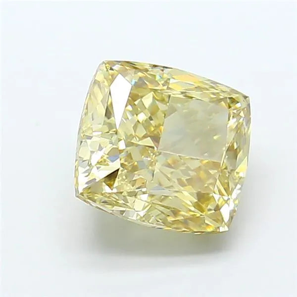 4.02ct Cushion modified Lab Grown Diamond (Colour Fancy Yellow, Clarity VS1, IGI Certified)