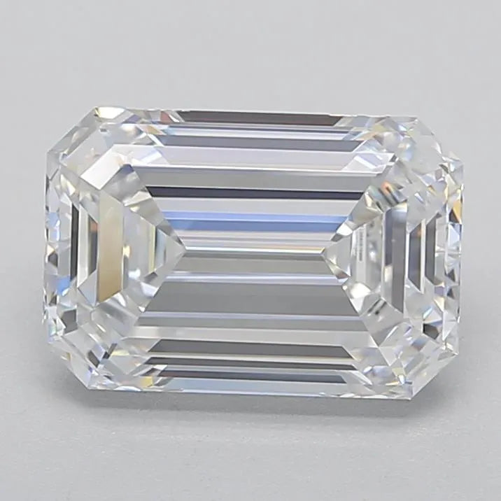 4.02ct Emerald Lab Grown Diamond (Colour D, Clarity IF, IGI Certified)