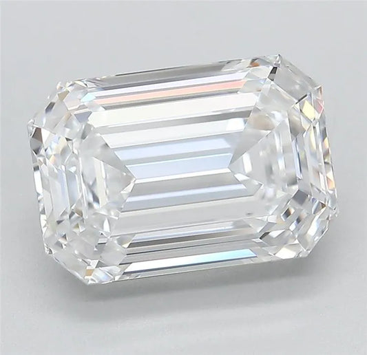 4.02ct Emerald Lab Grown Diamond (Colour D, Clarity VVS1, Cut EX, IGI Certified)