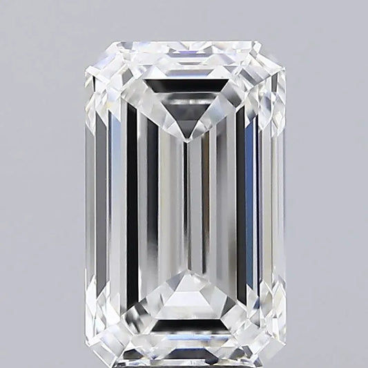 4.02ct Emerald Lab Grown Diamond (Colour E, Clarity IF, IGI Certified)