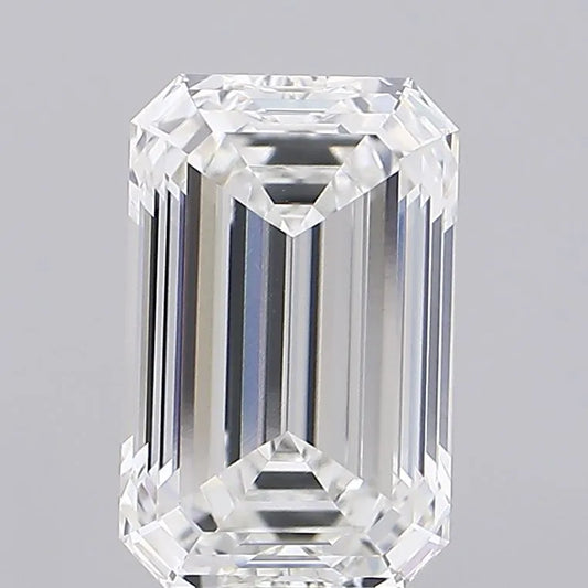 4.02ct Emerald Lab Grown Diamond (Colour F, Clarity VVS1, IGI Certified)